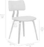 Premium Indian Teak Wood Dining Chair Set of 2 - Image 8