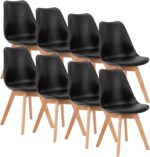 Indian Teak Wood 4 Seater Dining Table Set with Upholstered Chairs - Image 2