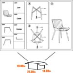 Modern Solid Indian Teak Wood Dining Chair – Premium Upholstered Minimal Design (Set of 2) - Image 2