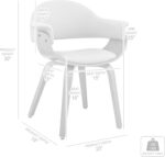 Premium Indian Teak Wood Arm Dining Chair - Image 10
