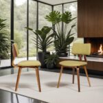 Premium Indian Teak Wood Dining Chair Set of 2