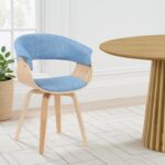 Summer Mid-Century Dining Chair – Blue