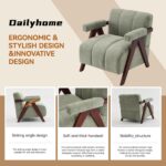 Premium Indian Teak Wood Lounge Arm Chair - Image 5