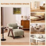 Premium Indian Teak Wood Lounge Arm Chair - Image 2