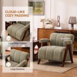 Premium Indian Teak Wood Lounge Arm Chair - Image 6