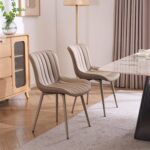 Premium Teak Wood Dining Chairs Set of 2 India - Image 2