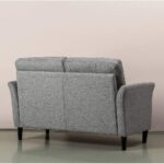 Zinus Classic Sofa 2 Seater Loveseat Fabric Chair Lounge Couch in Soft Grey - Image 5