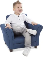 Denim Fabric Child’s Armchair (Kid’s Furniture) - Image 2