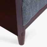 Wooden Teak Wood 2 Seater Sofa - Image 7