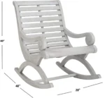 Outdoor Collection Sonora Ash Grey Rocking Chair - Image 8
