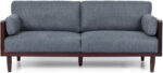 Wooden Teak Wood 2 Seater Sofa - Image 10