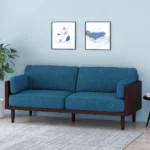 Wooden Teak Wood 2 Seater Sofa - Image 2