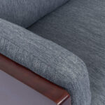 Wooden Teak Wood 2 Seater Sofa - Image 5