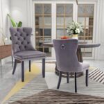 Rosdorf Park Aymie Tufted Upholstered Chair ( SET OF 2 ) - Image 4
