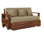 3 SEATER SOFA CUM BED SHEESHAM WOOD - Image 6