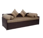 3 SEATER PULL OUT SOFA CUM BED SHEESHAM WOOD - Image 6
