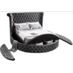 Dorgan Upholstered Wingback Bed - Image 4