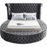 Dorgan Upholstered Wingback Bed - Image 5