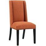 Wooden Back Side Dinning Chair in Medium Gray - Image 5