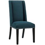 Wooden Back Side Dinning Chair in Medium Gray - Image 6