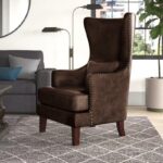Full Back Lounge Chair Wide Tufted Wingback Chair - Image 2