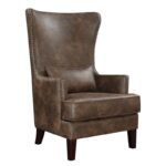 Full Back Lounge Chair Wide Tufted Wingback Chair - Image 4