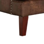 Full Back Lounge Chair Wide Tufted Wingback Chair - Image 7
