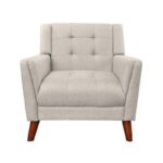 Wide Tufted Arm Chair for living room - Image 2