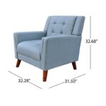 Wide Tufted Arm Chair for living room - Image 8
