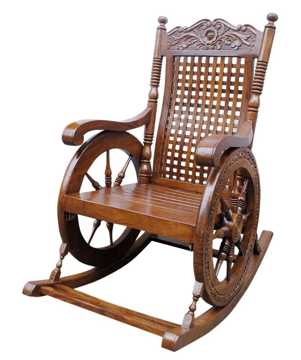 R1_f88a9996-879f-47a9-bcdd-70af55238202 Wooden Rocking Chair Resting Chair Grandpa Rocking Chair Made Of High Quality Wood - Image 1