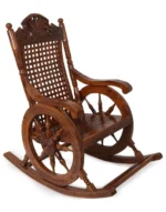 Wooden Rocking Chair Resting Chair Grandpa Rocking Chair Made Of High Quality Wood - Image 4
