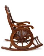Wooden Rocking Chair Resting Chair Grandpa Rocking Chair Made Of High Quality Wood - Image 3