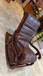 Sheesham Wood Antique Rocking Chair - Image 2