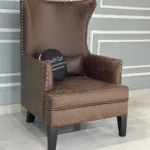 Luxurious Wingback Chair with Wide Tufted Back for Ultimate Comfort