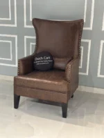 Luxurious Wingback Chair with Wide Tufted Back for Ultimate Comfort - Image 2
