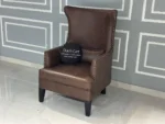 Luxurious Wingback Chair with Wide Tufted Back for Ultimate Comfort - Image 6