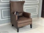 Luxurious Wingback Chair with Wide Tufted Back for Ultimate Comfort - Image 4