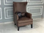 Luxurious Wingback Chair with Wide Tufted Back for Ultimate Comfort - Image 3