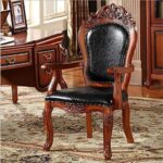 New Handicrafts Wooden Hand Carved Royal Look Chair